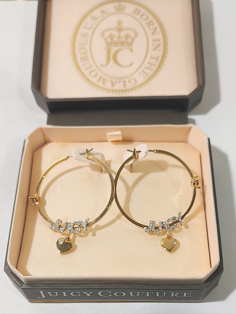 Vintage Juicy Couture Hoop Earrings